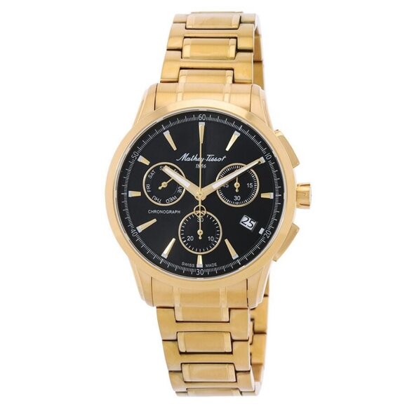 NWT Mathey-Tissot Fashion Men's Quartz Steel Authentic Watch - Picture 1 of 3